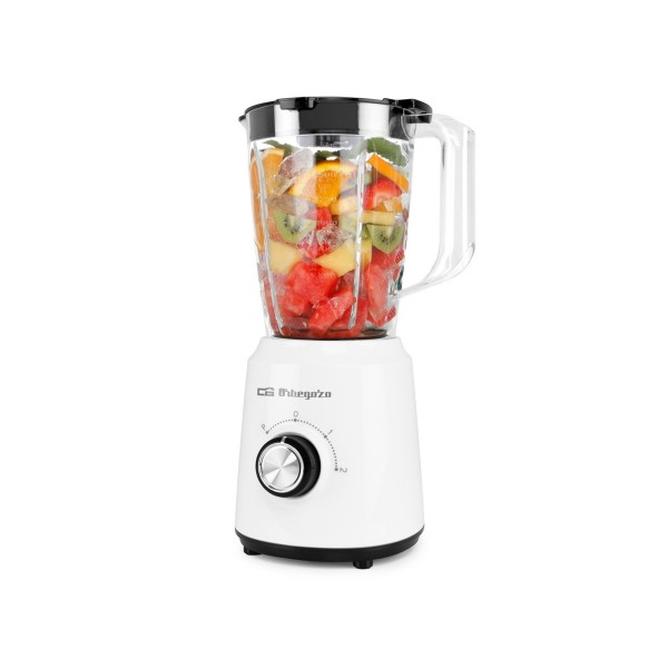 Orbegozo bv 5035 batidora de vaso 500w con jarra de cristal de 1.5l de capacidad
