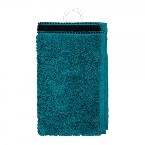 Toalla baño premium color verde petrol 30x50cm (pack 2 unidades)