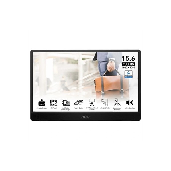 Msi mp161 e2 monitor 15.6" ips fhd 1ms portátil