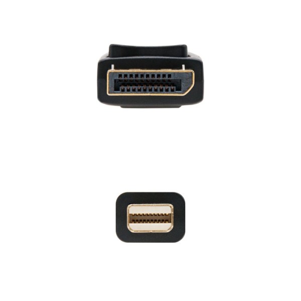 Nanocable mini dp/displayport, mini dp/m-dp/m, 2 m